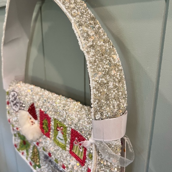 TikTok Viral Christmas/Santa Beaded Shoulder Bag